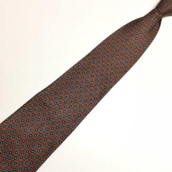 ZODIAC Men's Silk Tie Vintage Retro Accessories Premium handmade Italy One Size - Picture 1 of 8